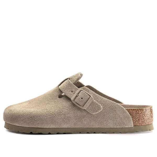 

Кроссовки boston soft footbed narrow 'suede faded khaki' Birkenstock, хаки