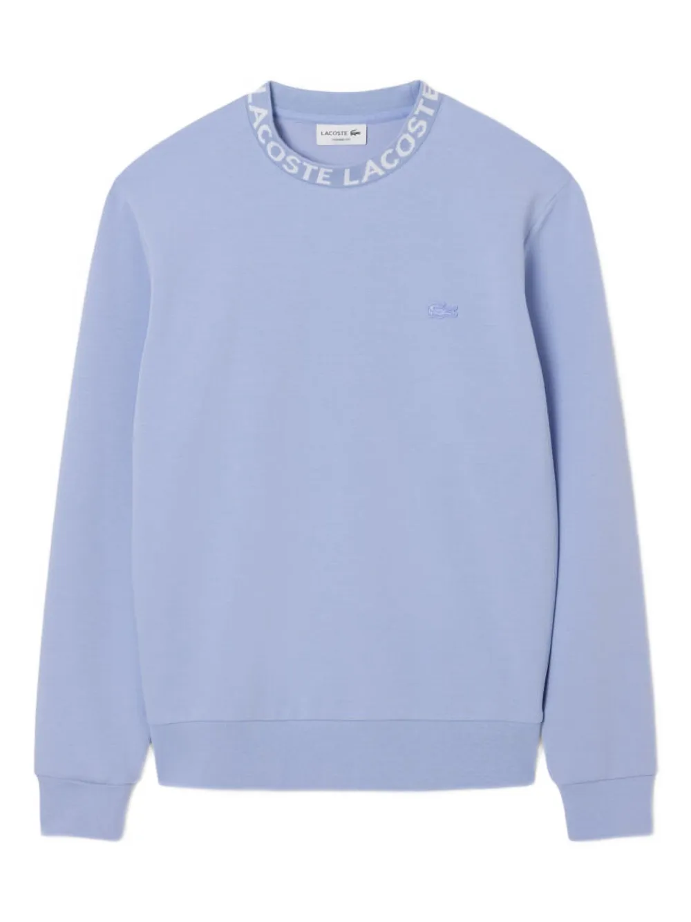 

Свитшот с вышивкой логотипа и круглым вырезом Lacoste, синий