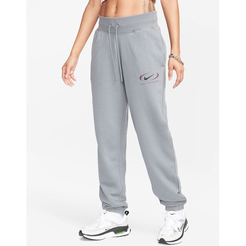 

Hose w nsw phnx flc hr os pant prnt Nike, серый