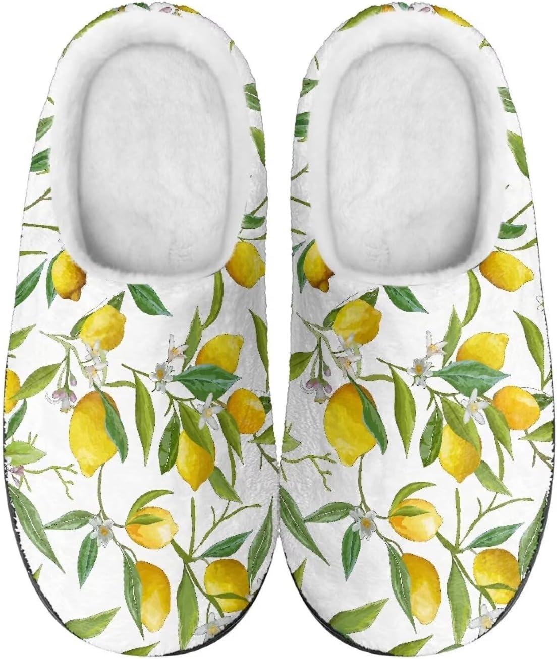 

Тапочки Mintulipy из хлопка, женские пушистые тапочки, домашняя обувь, для дома и улицы, размеры 34-50 (EUR), 3-15 (US) (женские), 8-15 (мужские) для женщин и мужчин, Classic Lemon