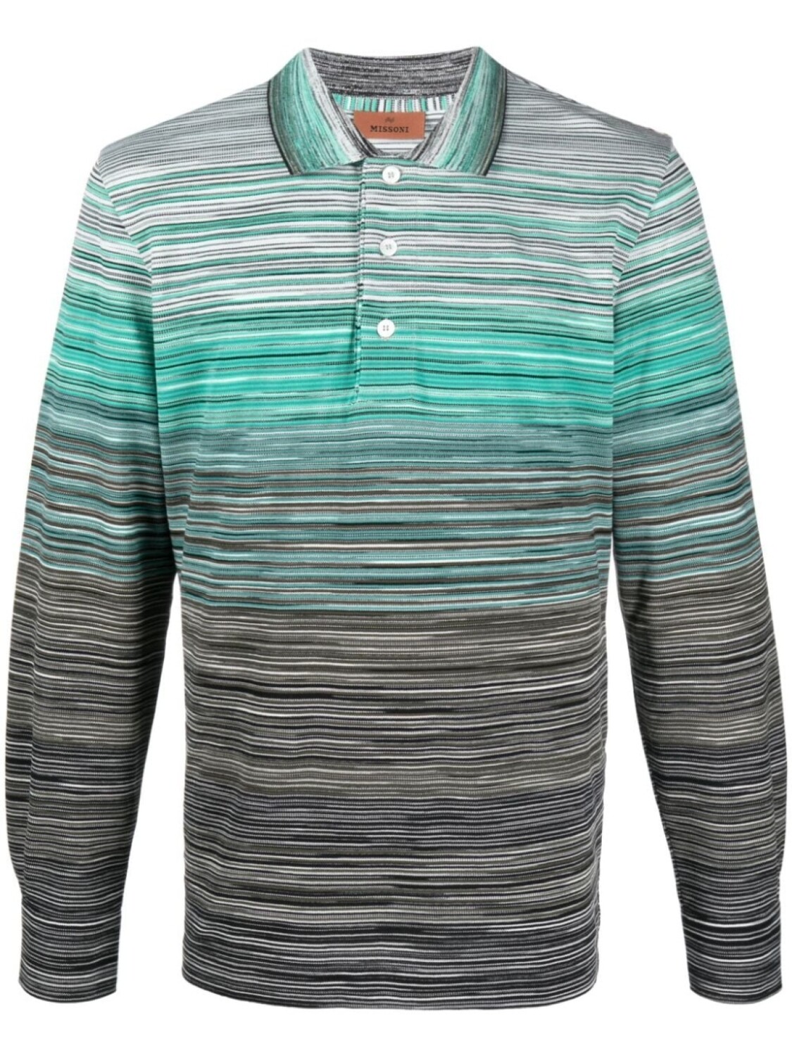 

Missoni рубашка поло Space Dyed, зеленый