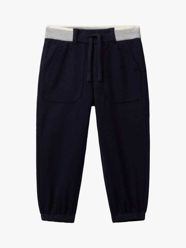 

Детские джоггеры Classic Fit из флиса Benetton, Navy Blue