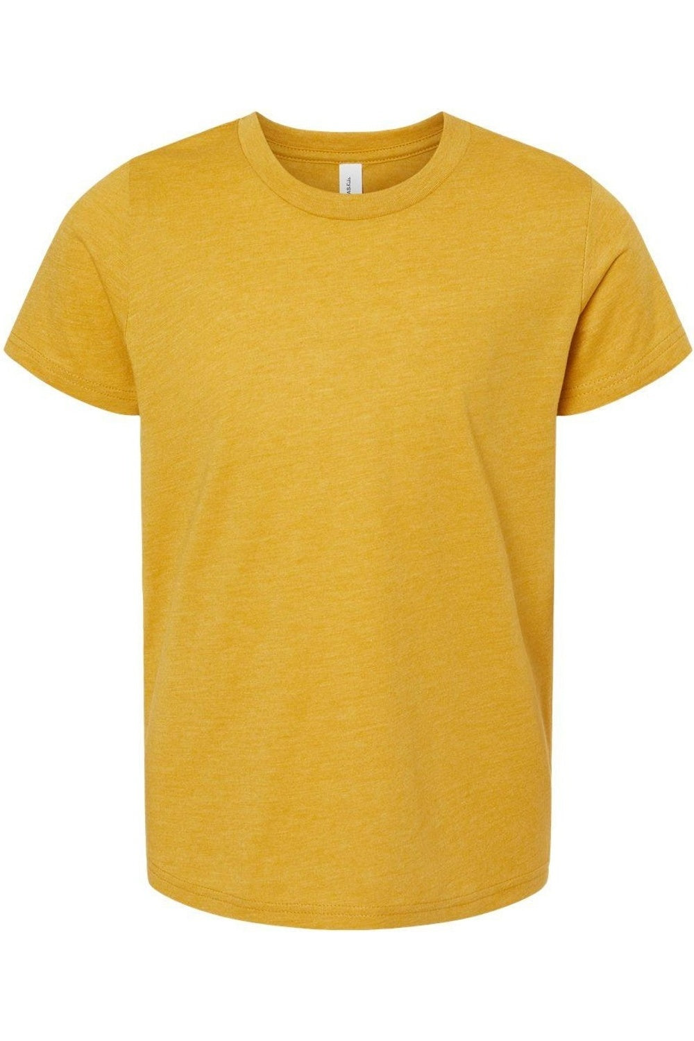 

Футболка молодежная BELLA + CANVAS CVC Jersey, цвет heather mustard