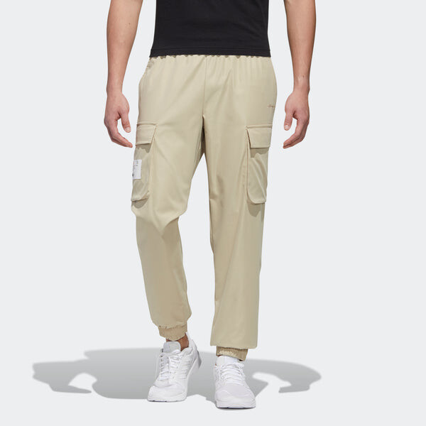 Спортивные штаны adidas neo M SS CS CARG TP Multiple Pockets Bundle Feet Sports Pants Brown, коричневый — фото 3