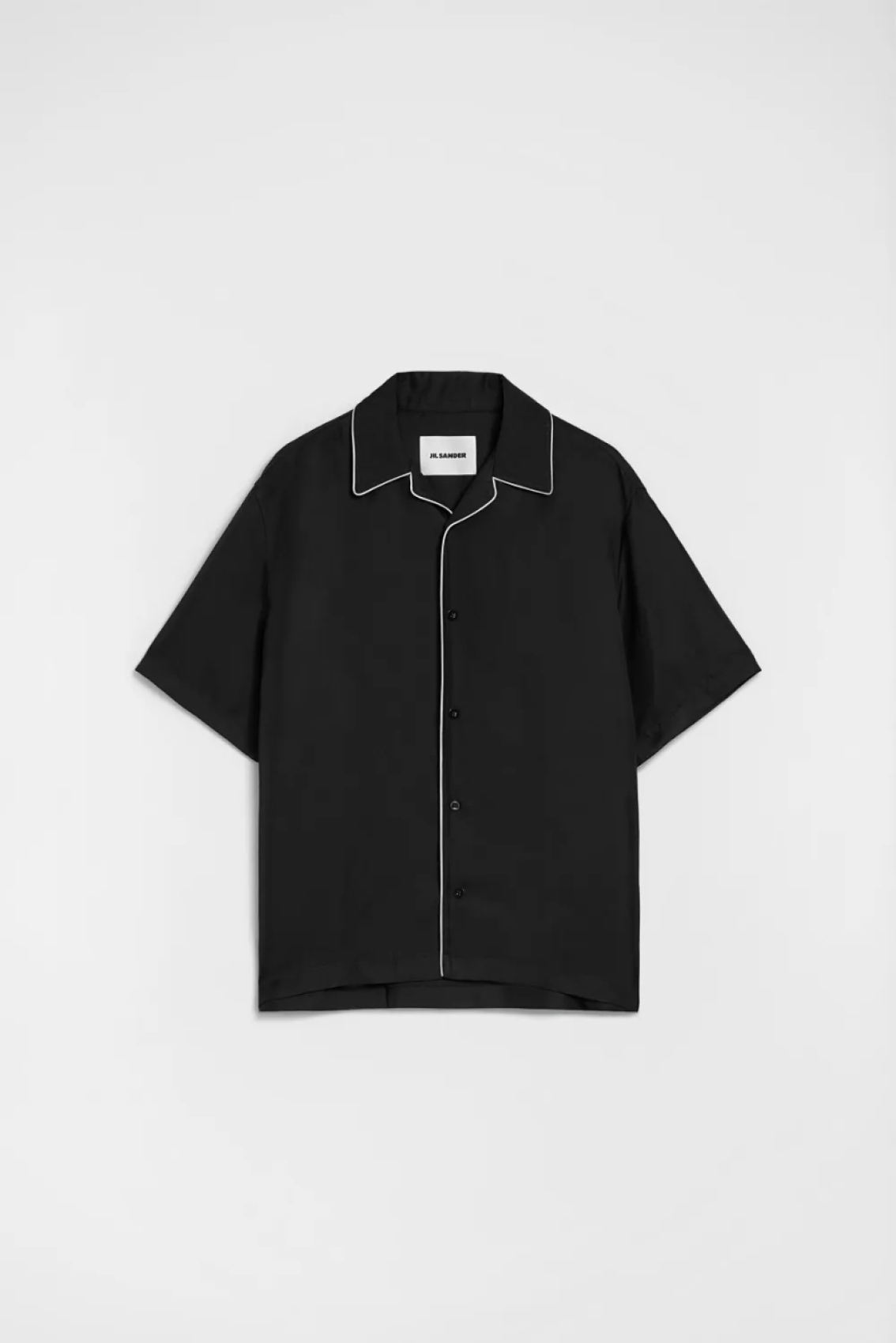 

Jil Sander рубашка с окантовкой, черный
