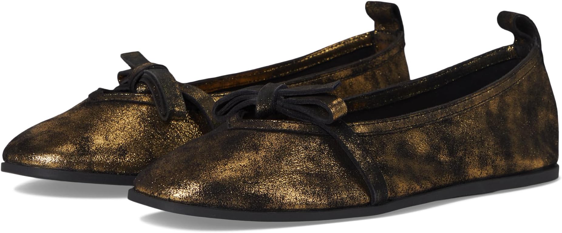 Балетки Free People Mania Bow Flats, цвет Bronze Age Metallice