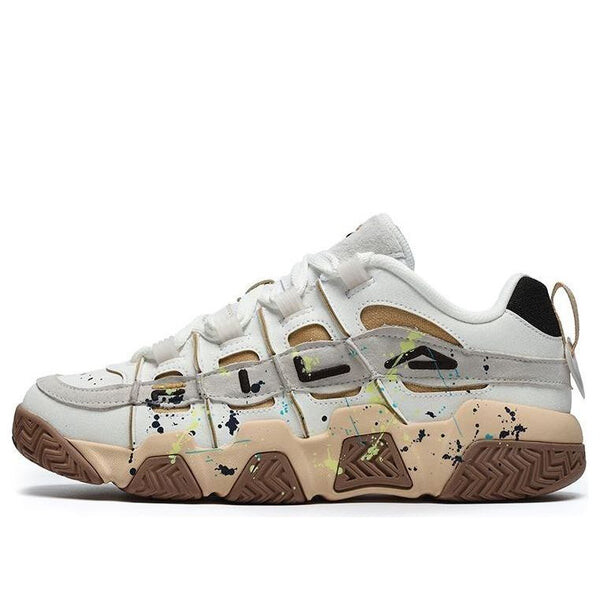 

Кроссовки ade barricade sneakers 'white brown' Fila Fusion, белый