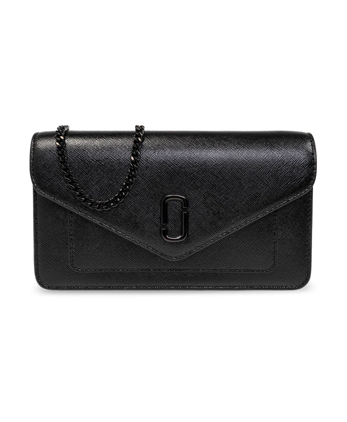 

Длинный кошелек на цепочке Marc Jacobs, черный