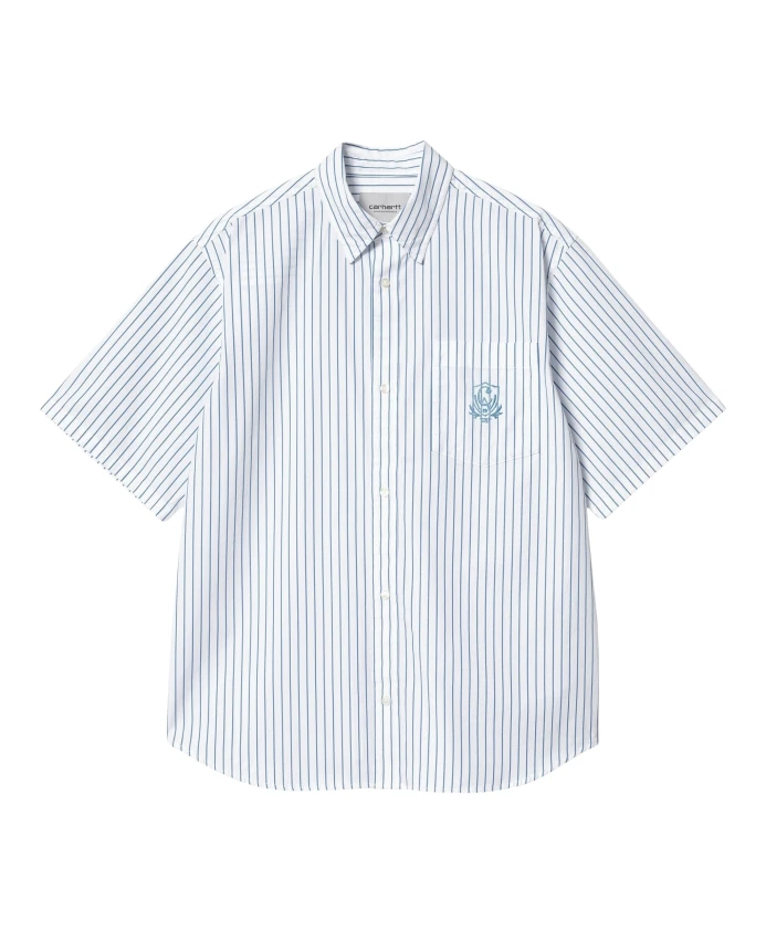 

Полосатая рубашка Линуса Carhartt Wip, синий