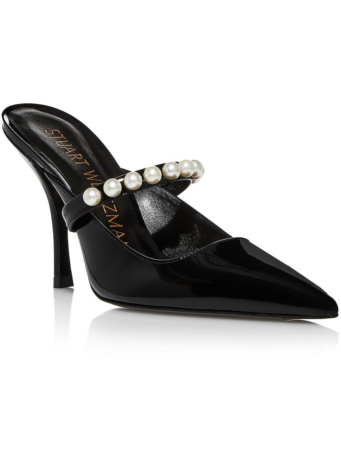 

GOLDIE 100 Женские лакированные туфли из лакированной кожи Stuart Weitzman, черный