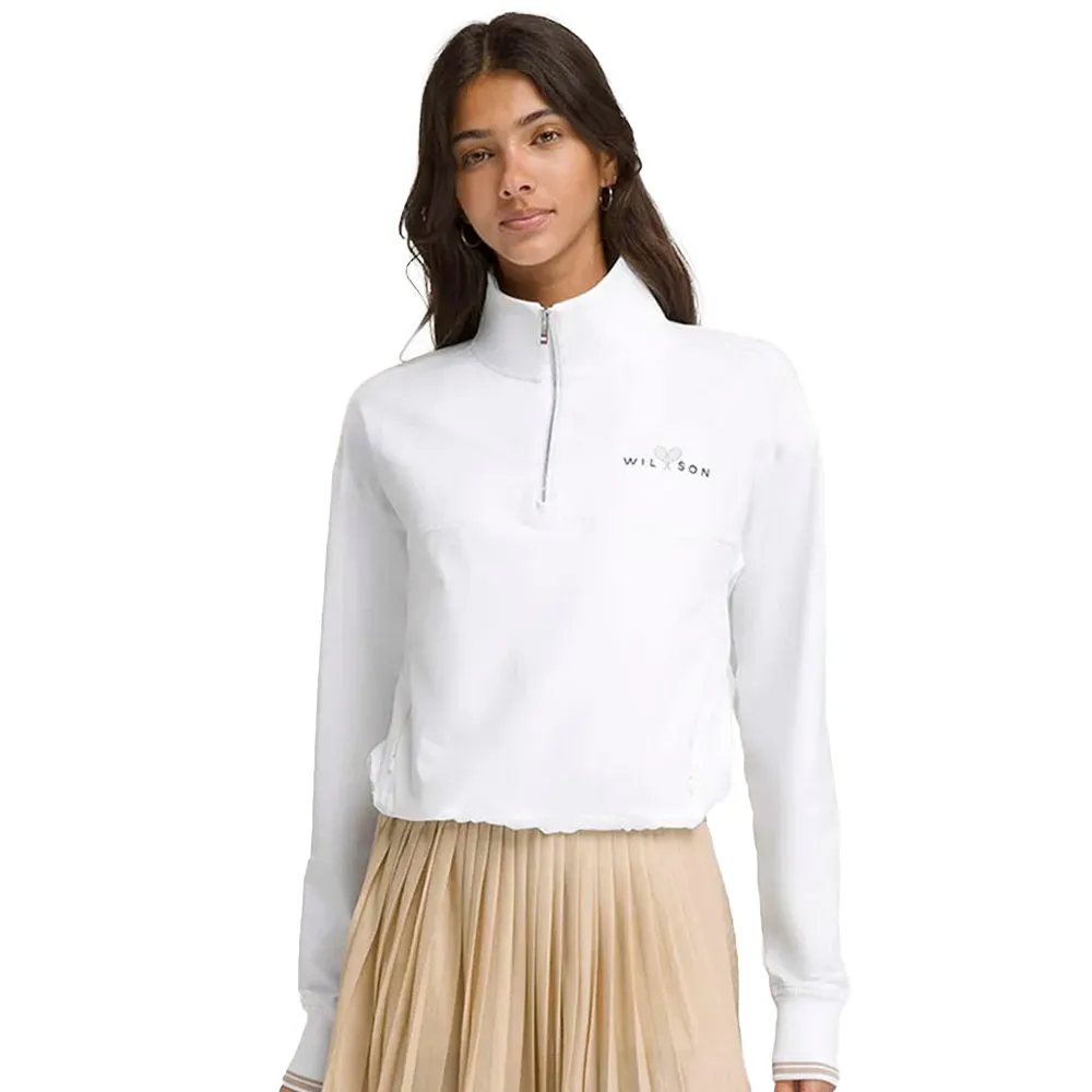 

Толстовка Wilson DavenPort half zip, белый