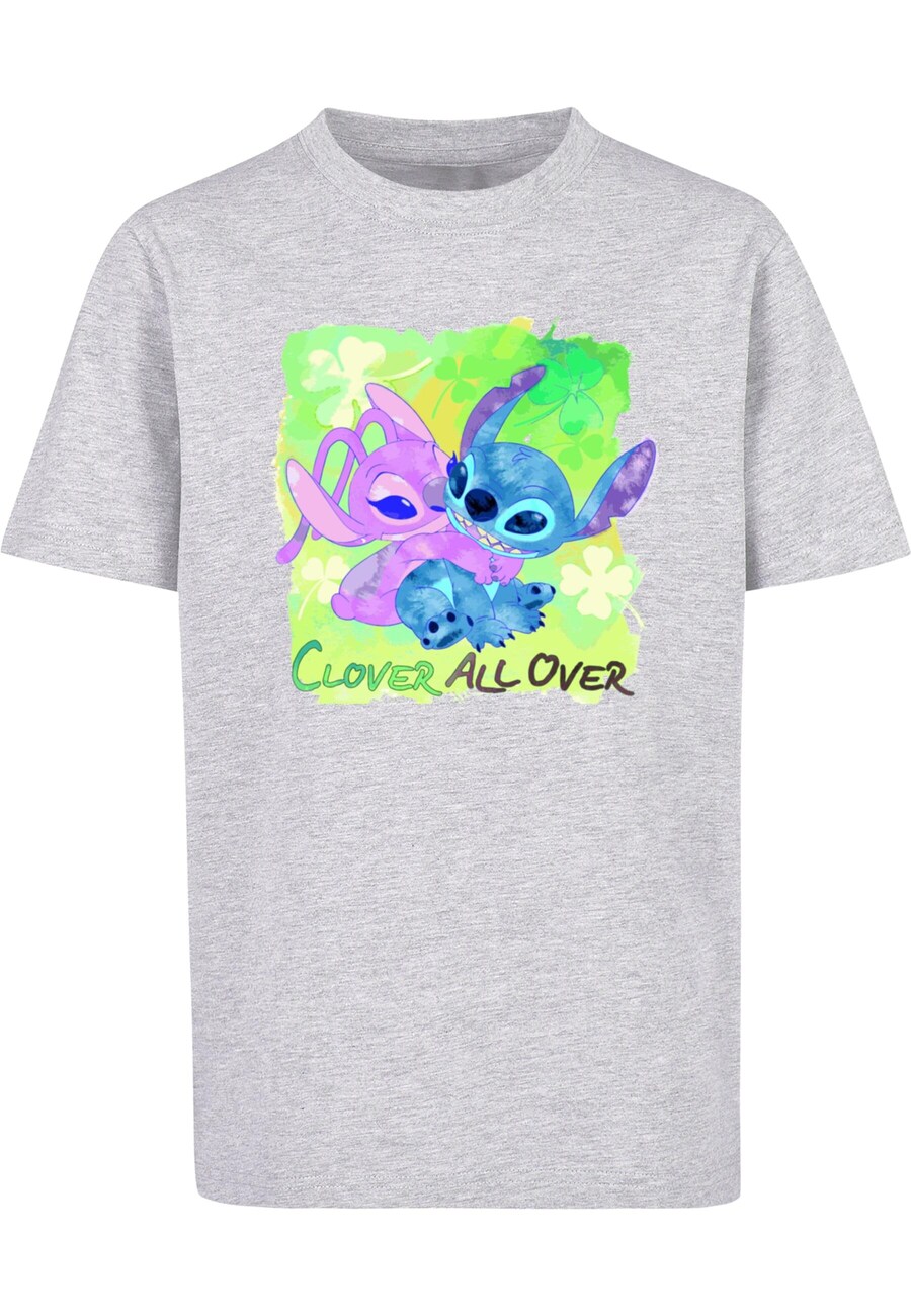 

Рубашка ABSOLUTE CULT Lilo and Stitch - St Patricks Day Clover, светло-серый
