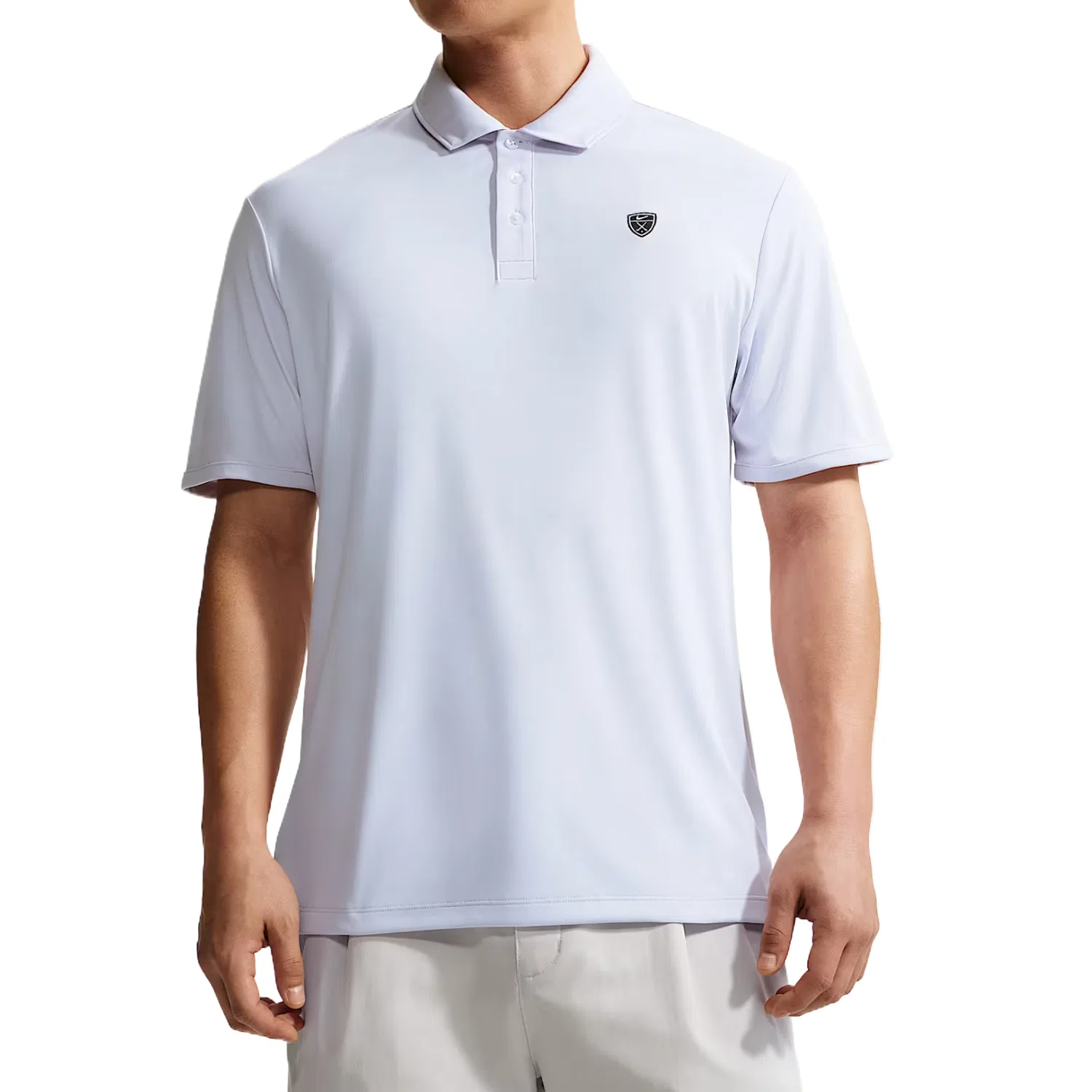 Гольф одежда мужская Nike Soccer Gray/White