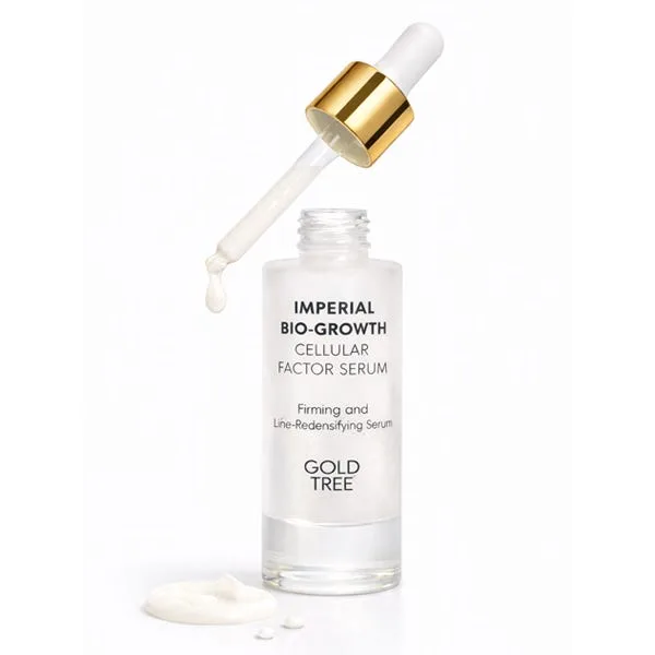 Сыворотка PERCENTAGE BY GOLD TREE — Глобальная антивозрастная , придающая объем и сияние. Imperial Lift Serum, 30 мл — фото 3