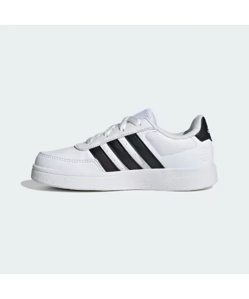 Детские кроссовки adidas COREBREAK 2.0K бело-чёрные — фото 3