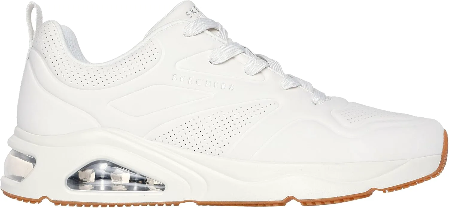 Мужские кроссовки Skechers Tres-air Uno - повседневная модная обувь, белый — фото 2