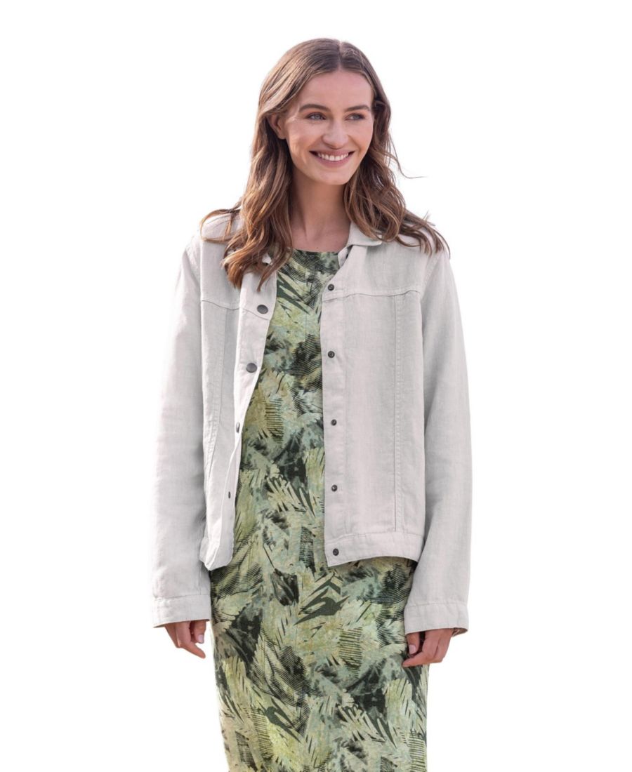 

Женская льняная куртка в стиле вестерн Celtic & Co, Stone