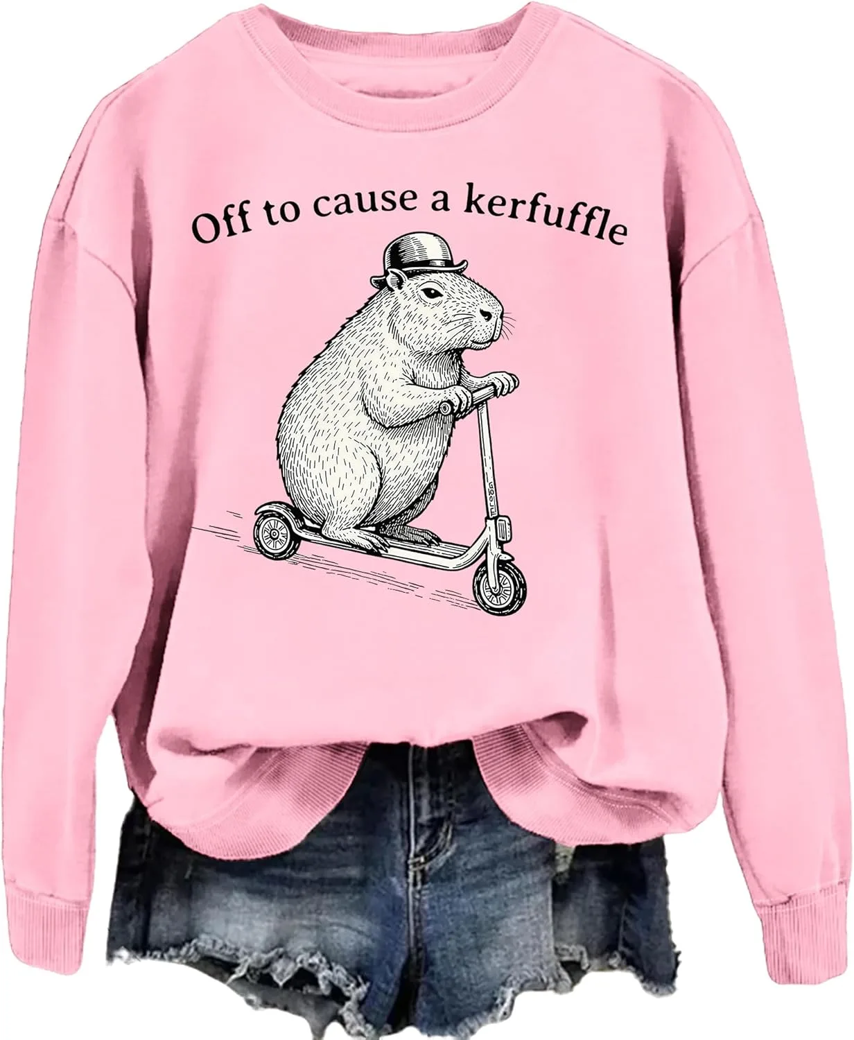 

Толстовка с принтом Off To Cause A Kerfuffle