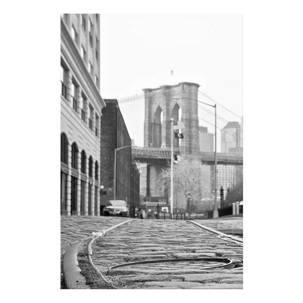 

Фреска Artgeist Brooklyn Bridge II, черно-белый