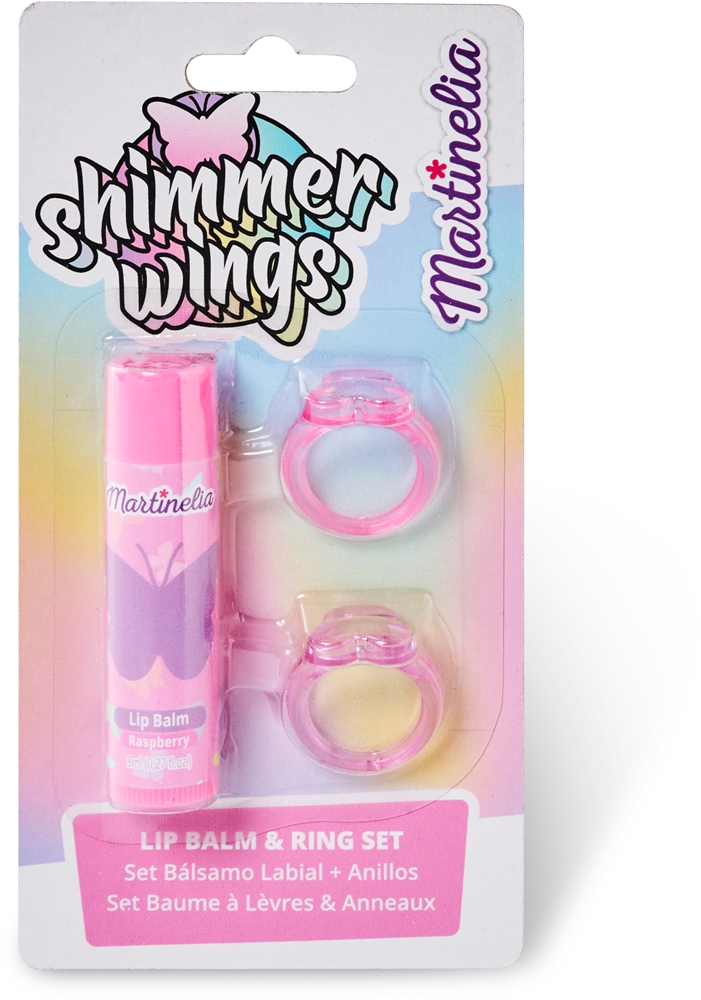 

Набор из бальзама для губ и кольца Shimmer Wings для детей Martinelia