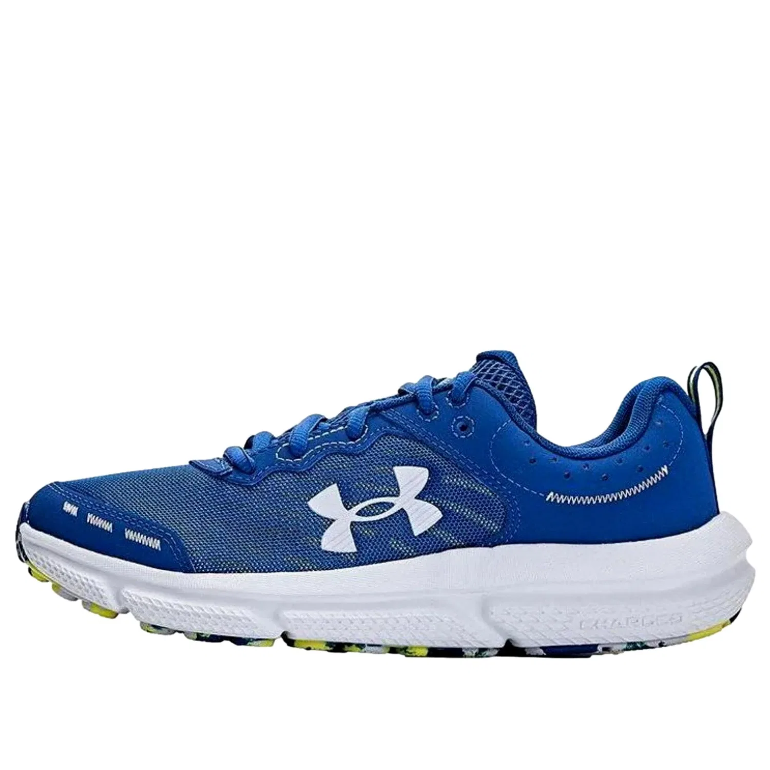 Under Armour BGS Assert 10 Blue / Yellow 3026182-400 Grade-School