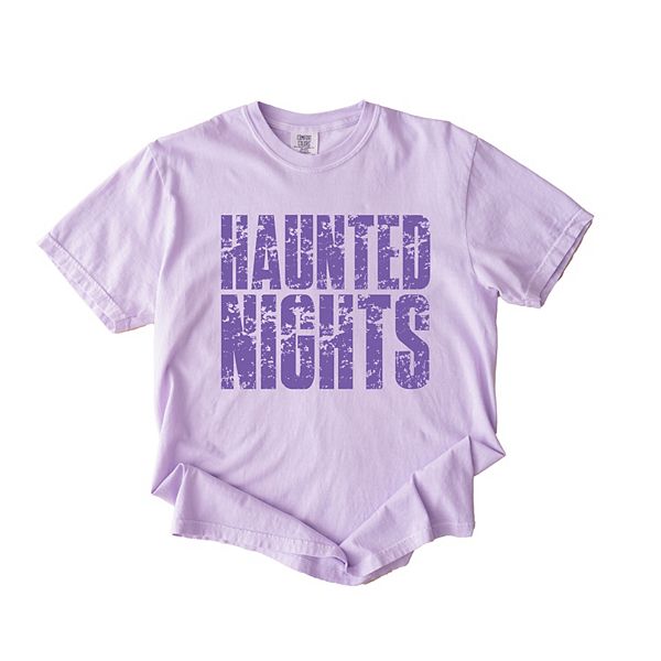 

Футболка с принтом Haunted nights block distressed Simply Sage Market, Orchid, Зеленый, Футболка с принтом Haunted nights block distressed Simply Sage Market, Orchid