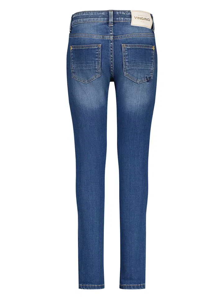 Джинсы skinny fit Vingino, голубой — фото 2