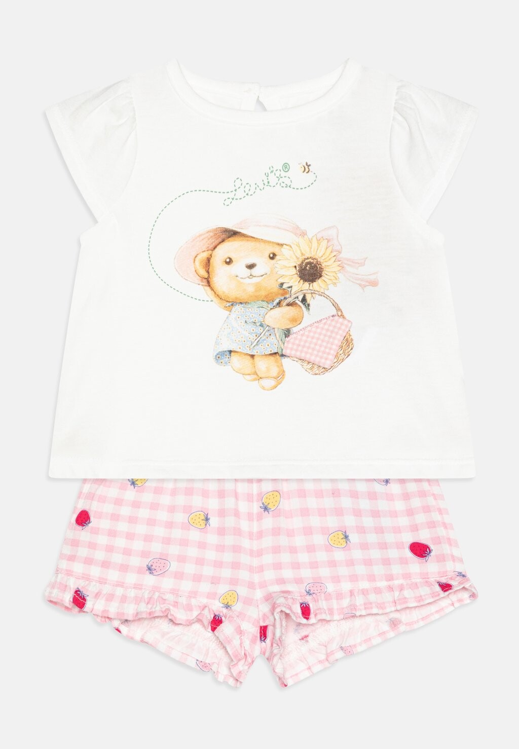 

Шорты TEE RUFFLE SET Levi's, цвет sugar swizzle