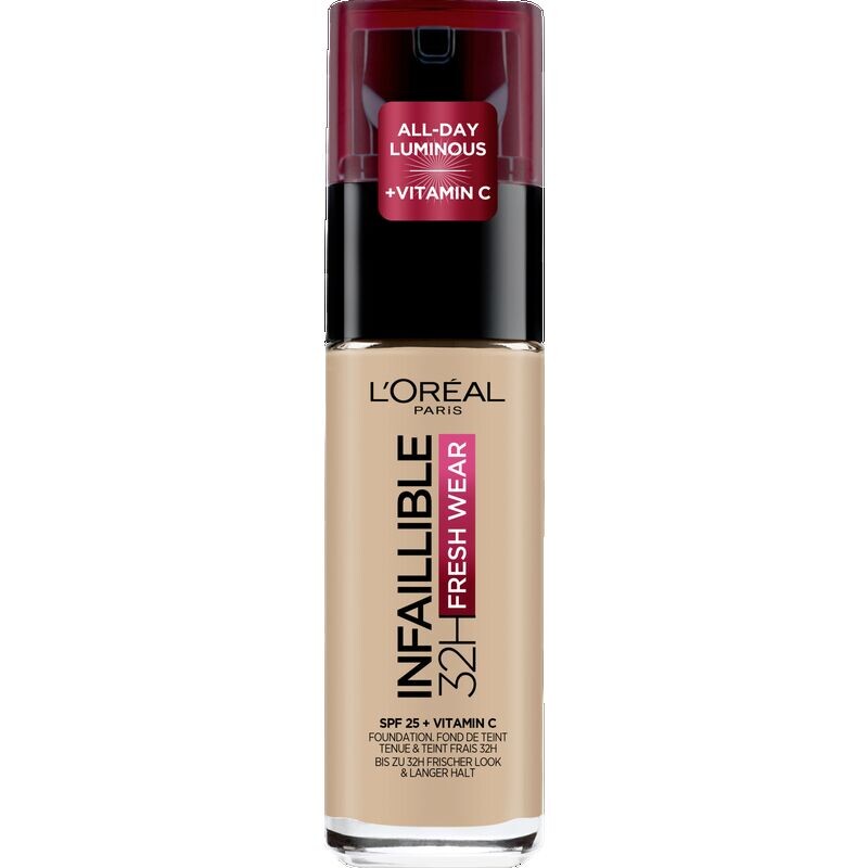 

Infaillible 32H Fresh Wear Make-up 145 Розовый Бежевый L’Oréal Paris, 30 ml