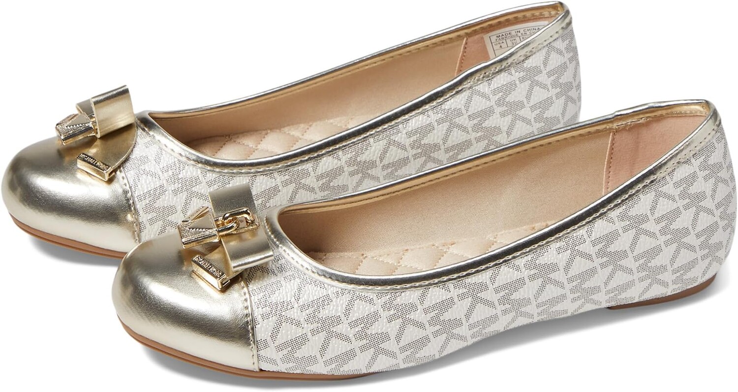 Туфли на плоской подошве Michael Kors Kenya Lock, цвет Pale Gold