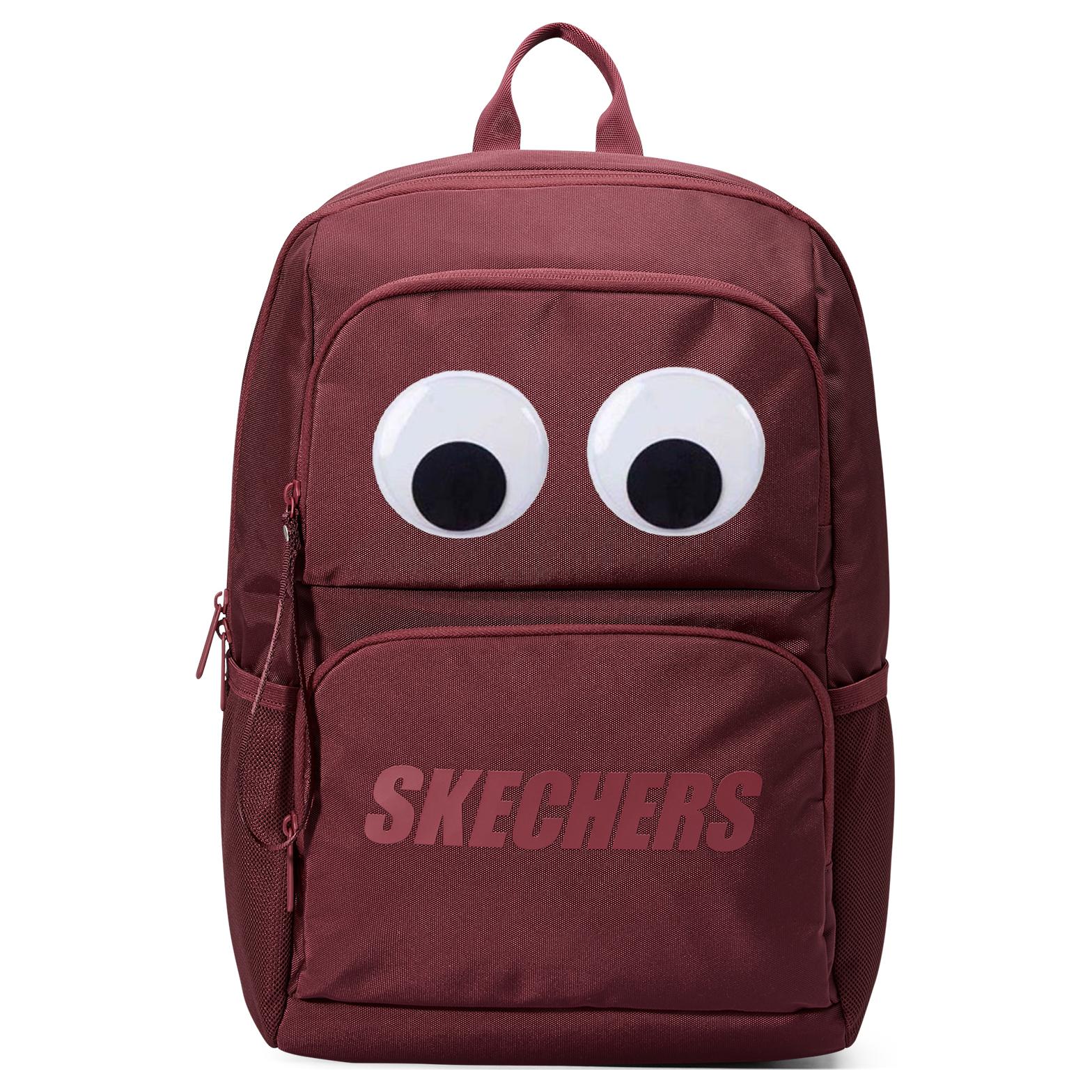 

Skechers Тканевый рюкзак Big Eyes, унисекс, бордовый, с большими глазами, в индивидуальной упаковке