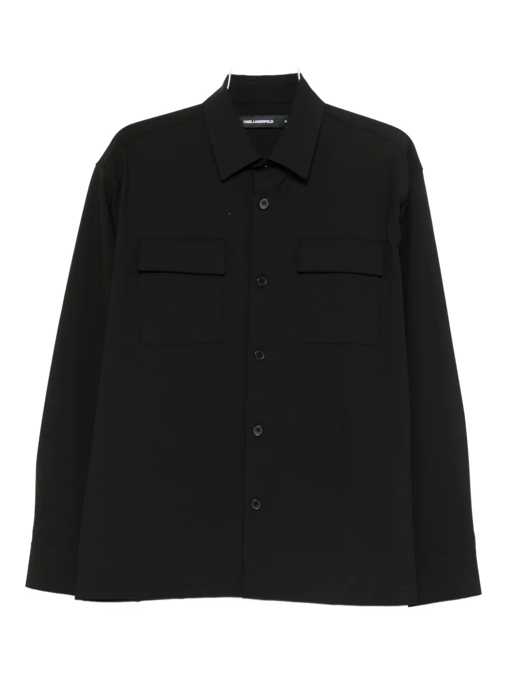 

Повседневная рубашка с карманом Karl Lagerfeld, черный