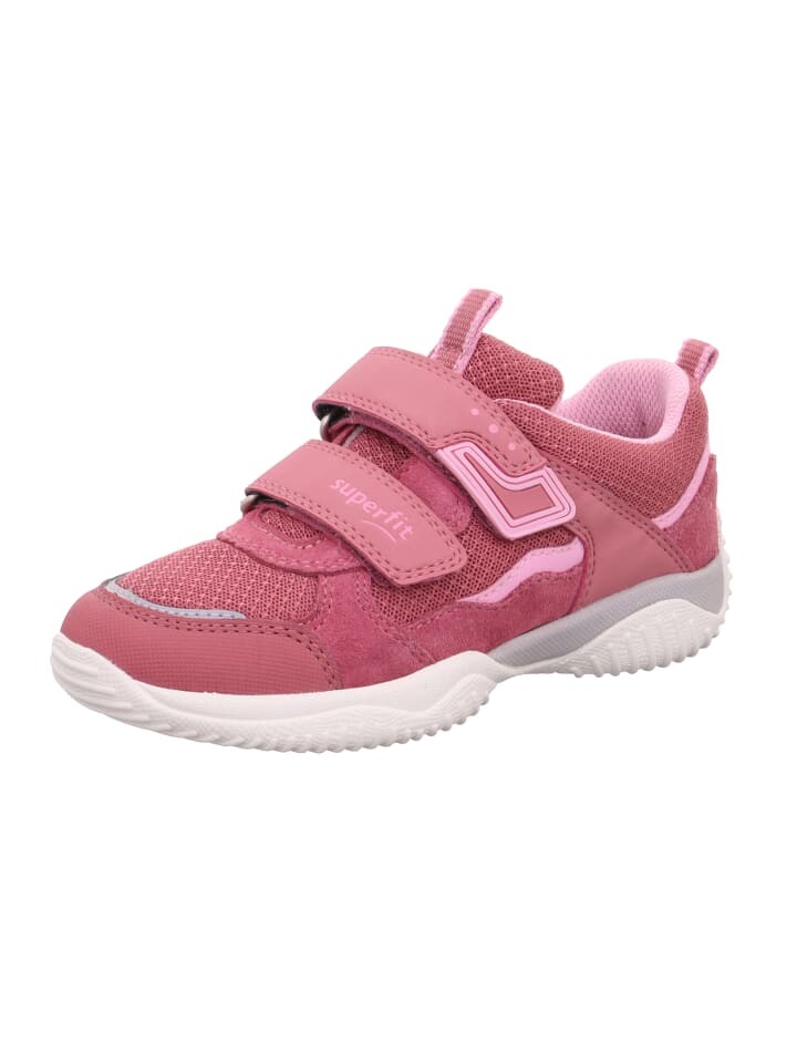 

Кроссовки на шнуровке superfit, цвет pink/rosa