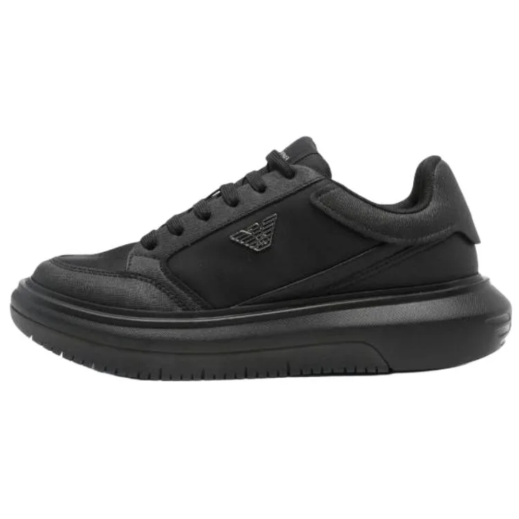 EMPORIO ARMANI Мужские черные кеды Low top Casual