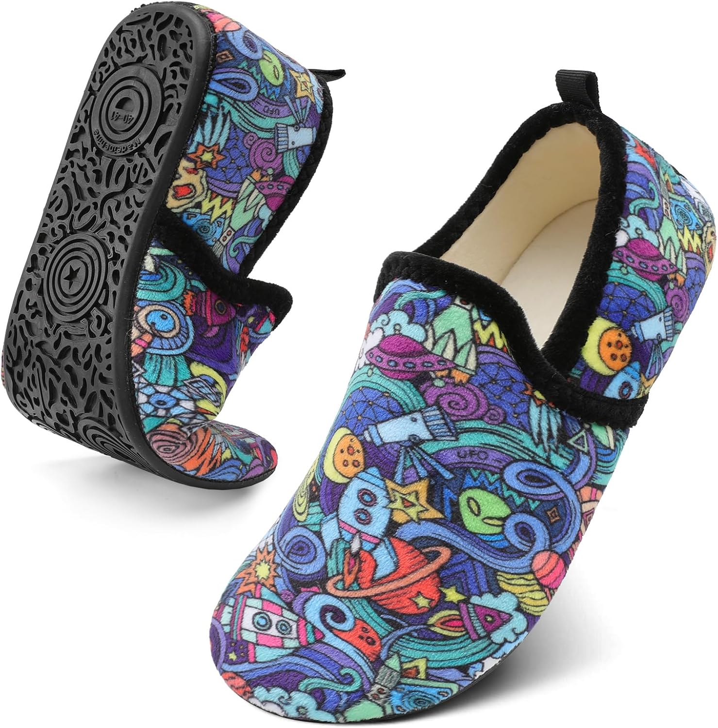 

Тапочки Spesoul для женщин и мужчин с меховой подкладкой, для дома, с мягкой резиновой подошвой, носки-тапочки, удобно надевать, для спальни, дома, офиса, путешествий и йоги, Ty7 Panavyfish