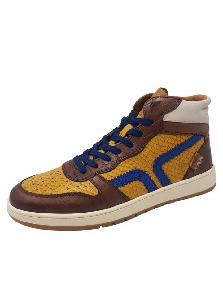 

Кроссовки на шнуровке Kamo-Gutsu Sneaker high Camp, коричневый