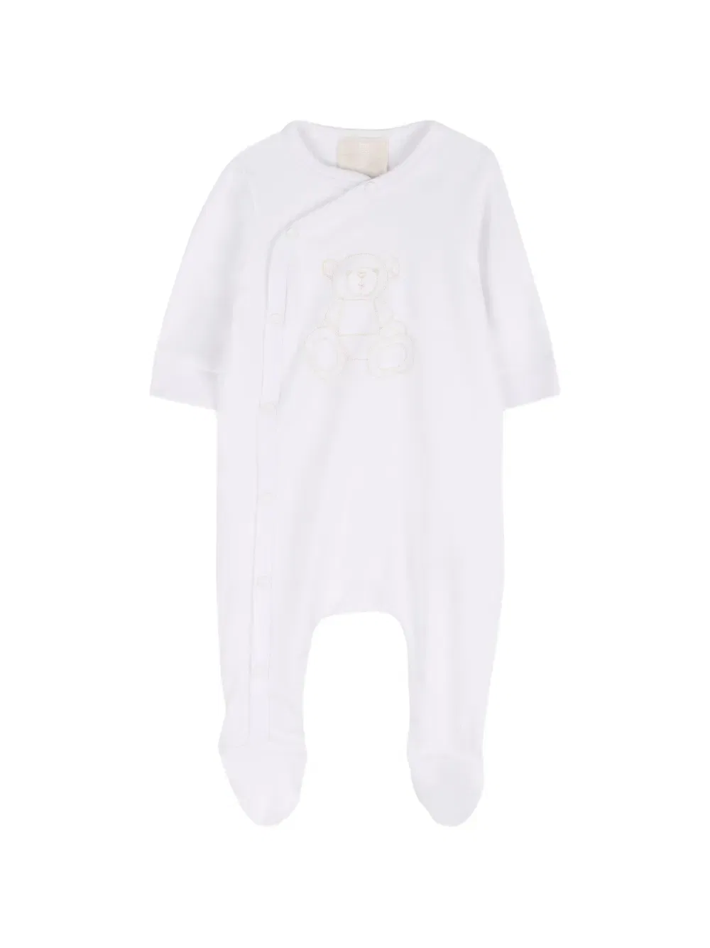 Комплект для сна с вышивкой "мишка" Givenchy Kids, белый — фото 3
