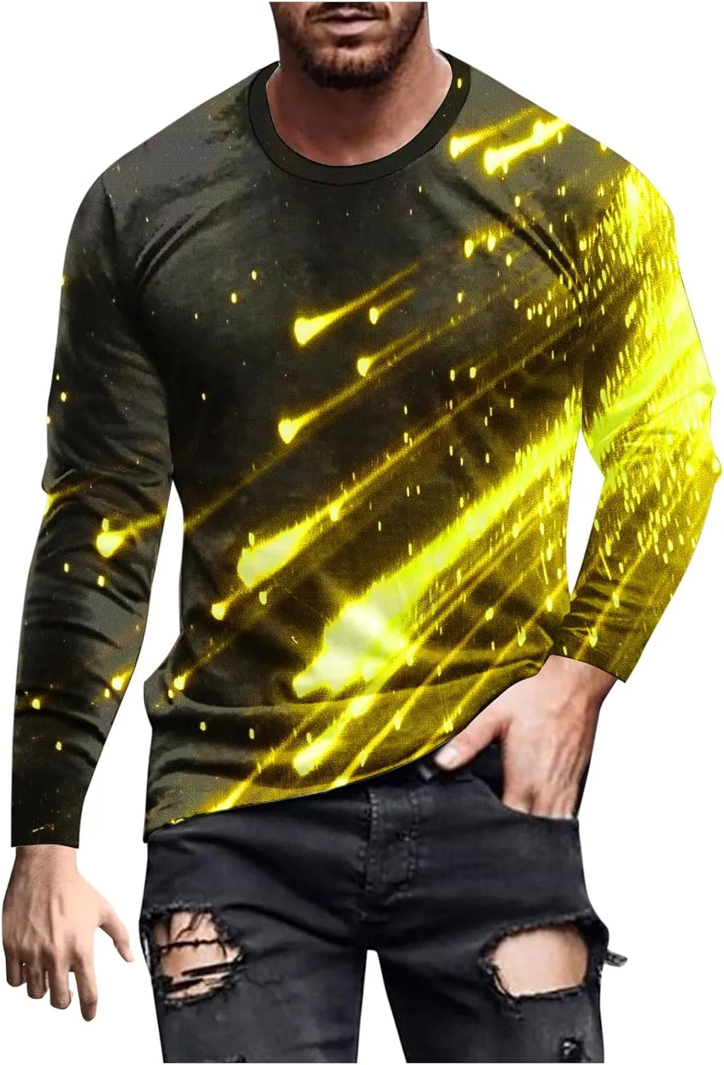 

Футболка с длинным рукавом Muscularfit с принтом