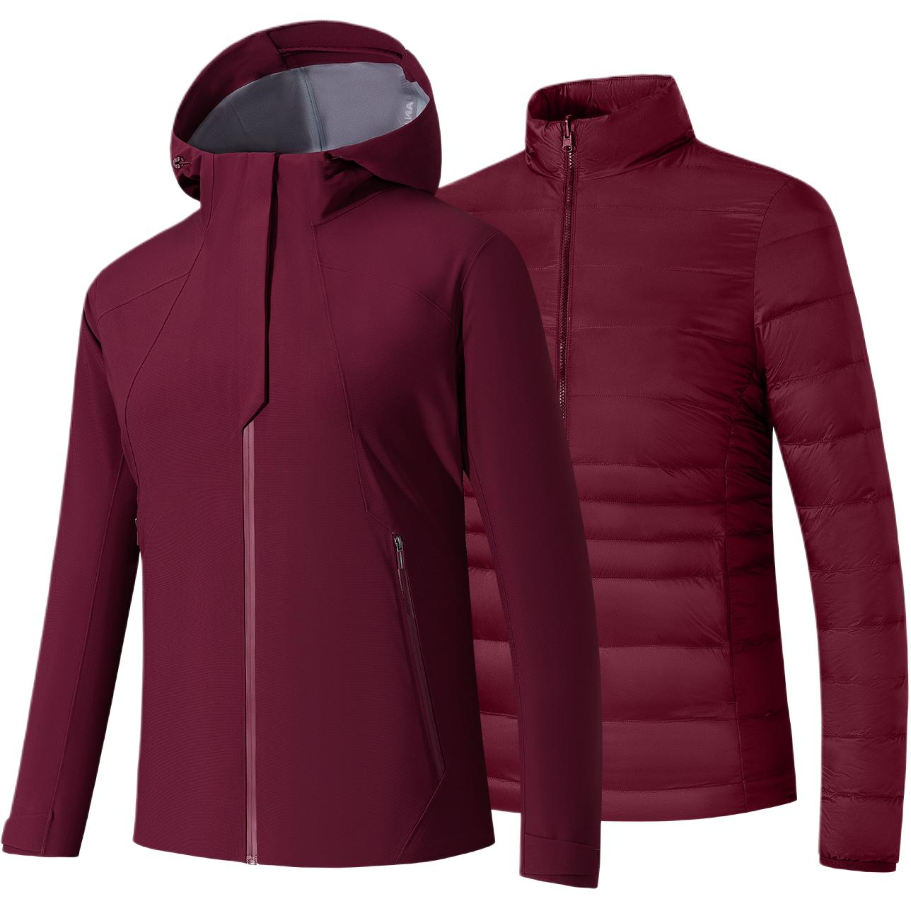 

Куртки и пальто Champion All Weather Series для женщин Anta, cinnabar maple красный