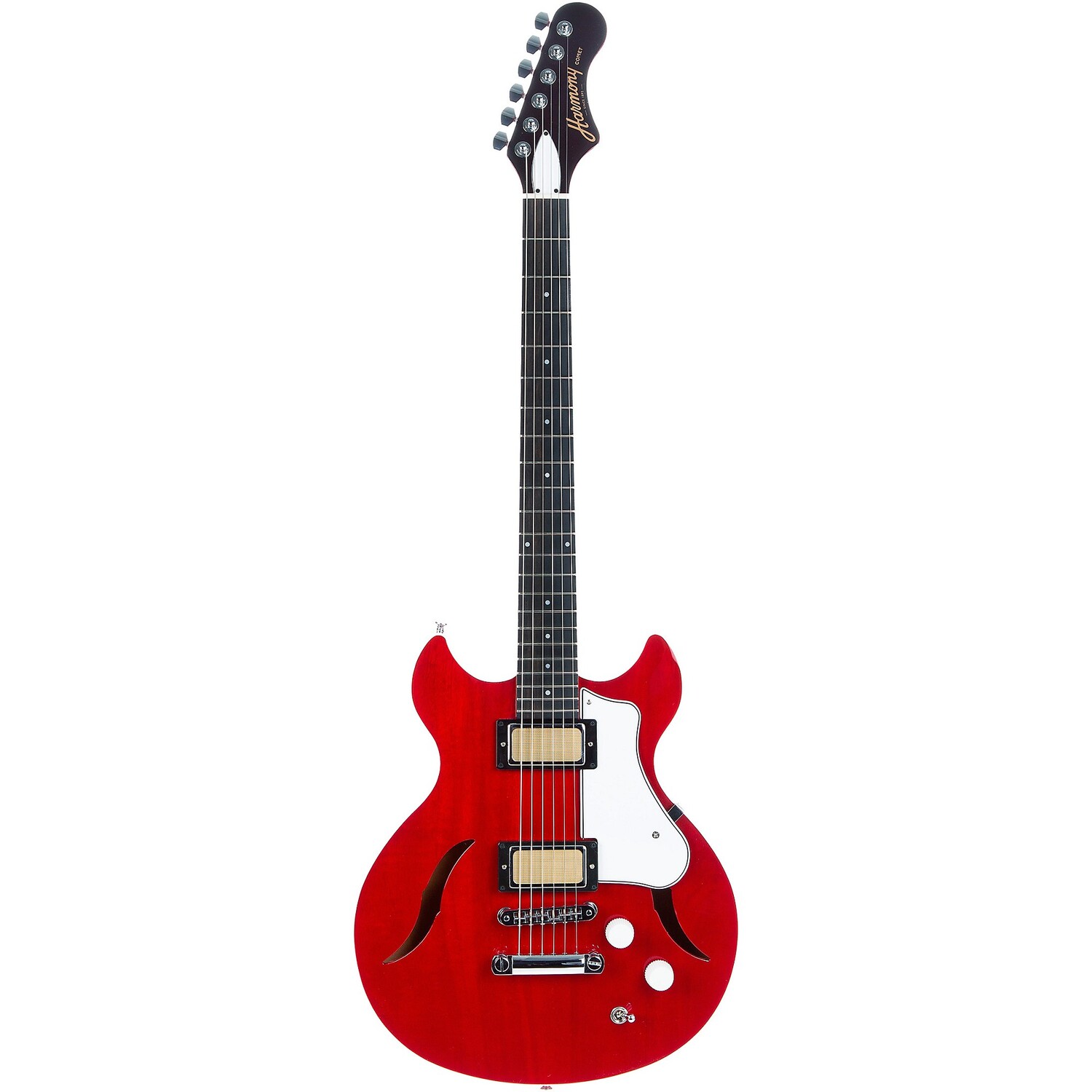 

Электрогитара HARMONY Comet Semi-Hollow Trans Red