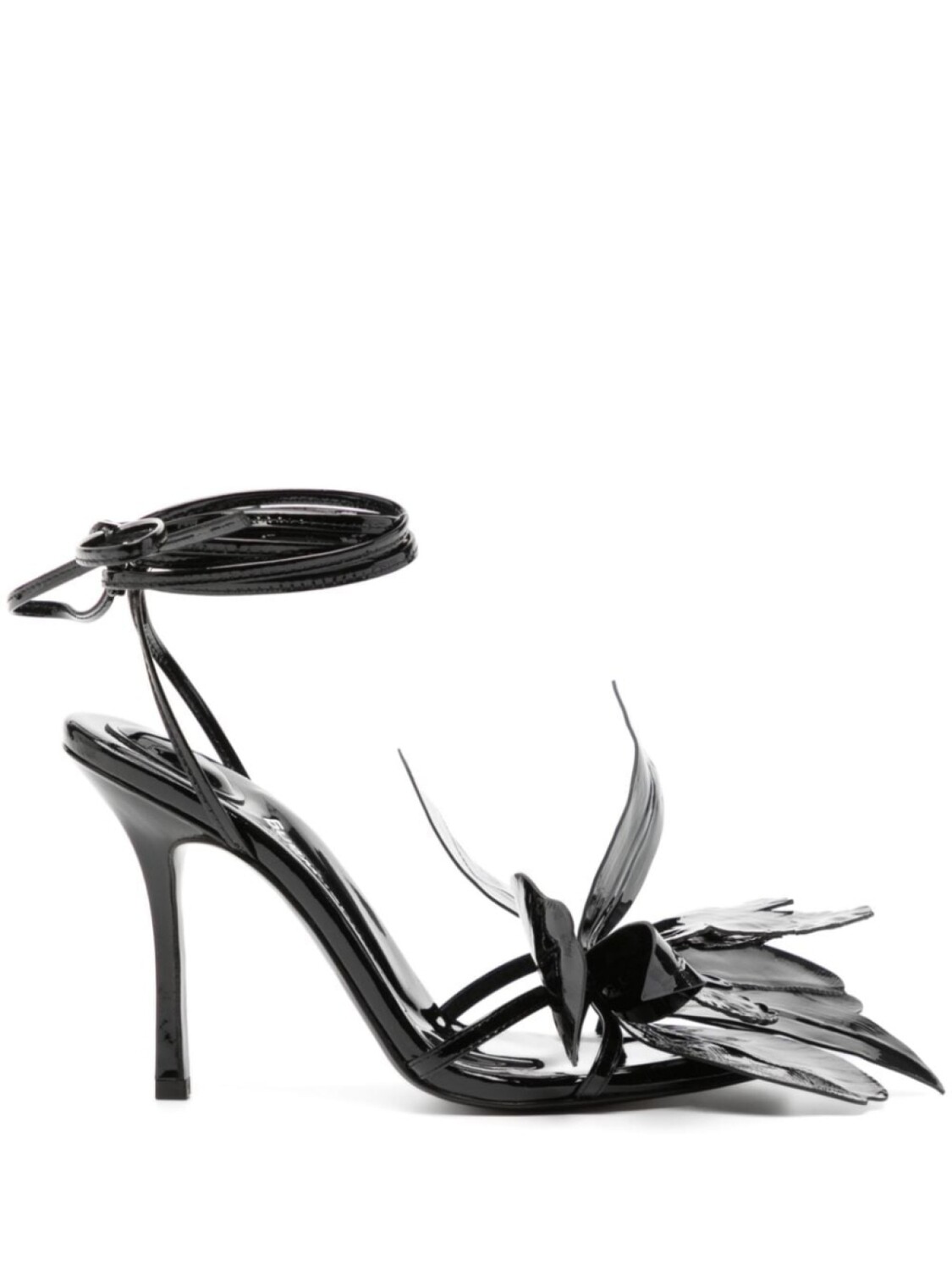 

Alexander Wang босоножки Leonie 105 с цветочной аппликацией, черный