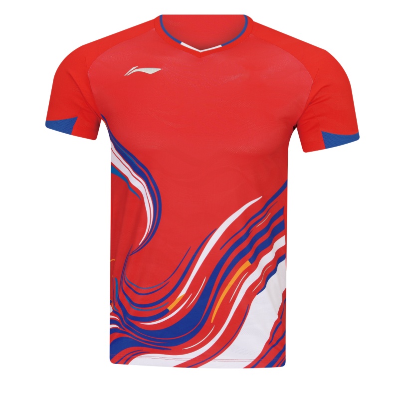 

Футболка для бадминтона Li-Ning Badminton Competition Collection Unisex Vermilion