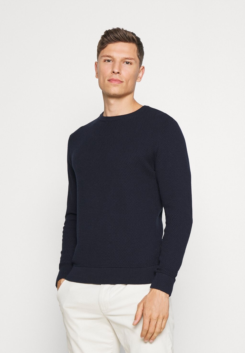 

Свитер Casual Friday KARLO STRUCTURED CREW NECK, цвет Navy Blazer