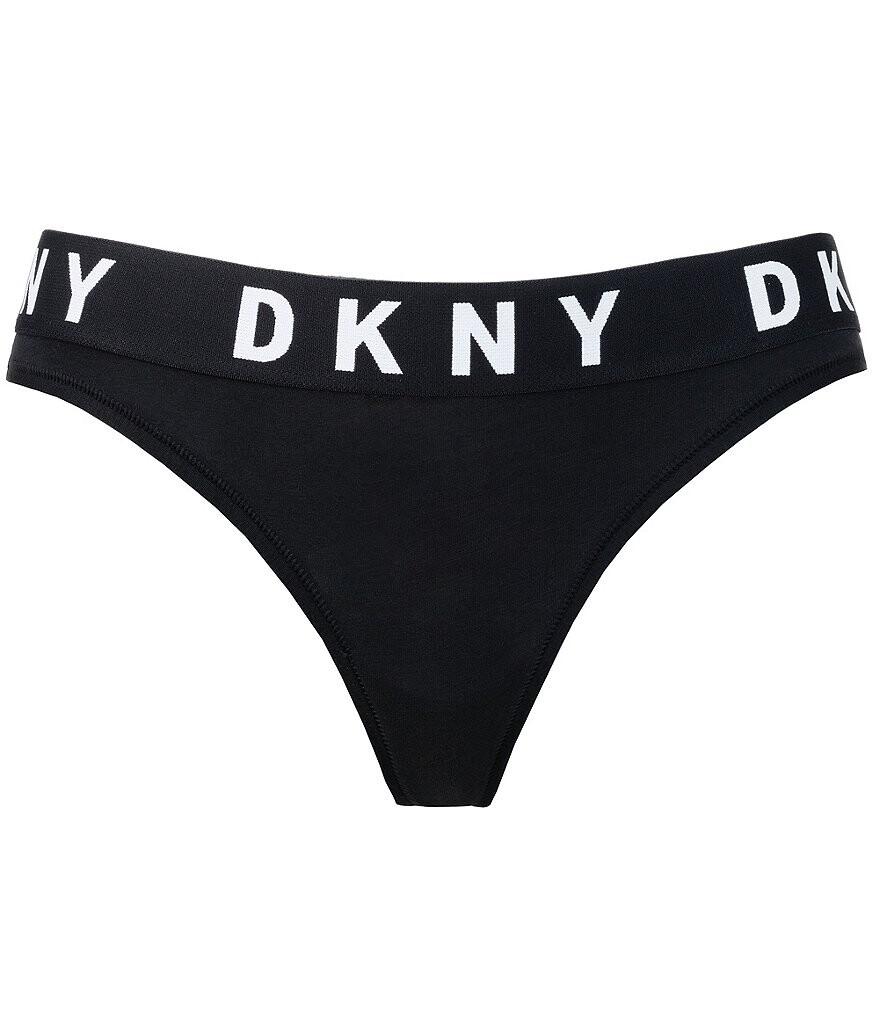 

Трусики бикини с логотипом DKNY, черный