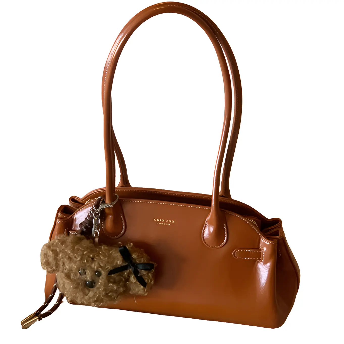 

Синтетическая кожа светлый осенний иней подмышечная плечевая сумка Regular женская разноцветная PAYOT, коричневый