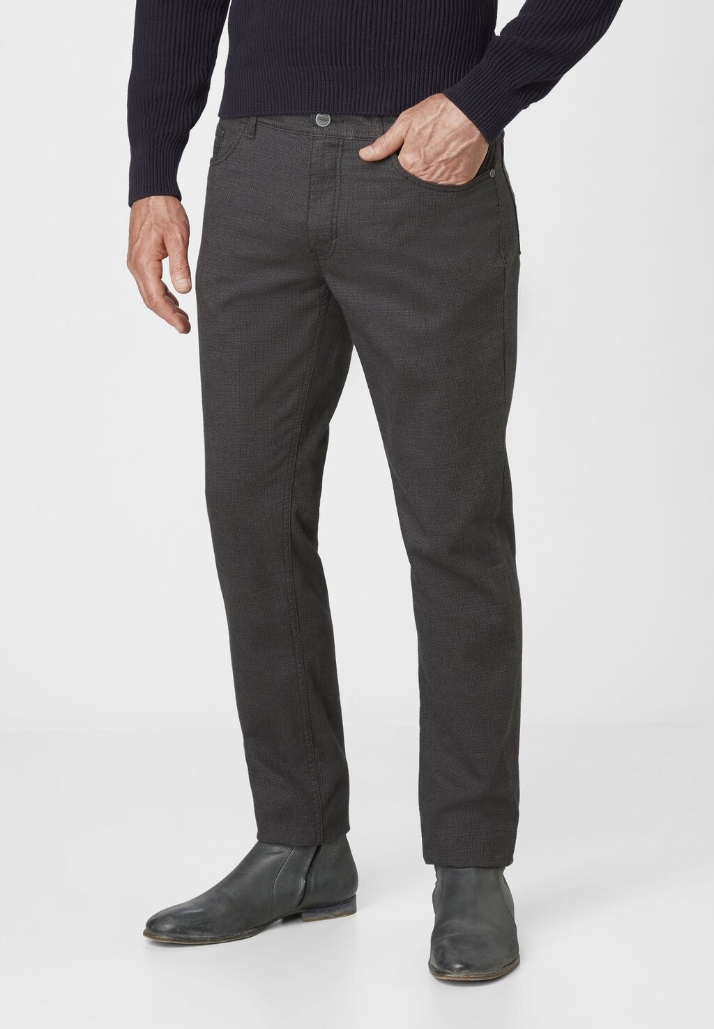 

Чино MILTON REGULAR FIT POCKET IN STRETCH Redpoint, цвет anthra