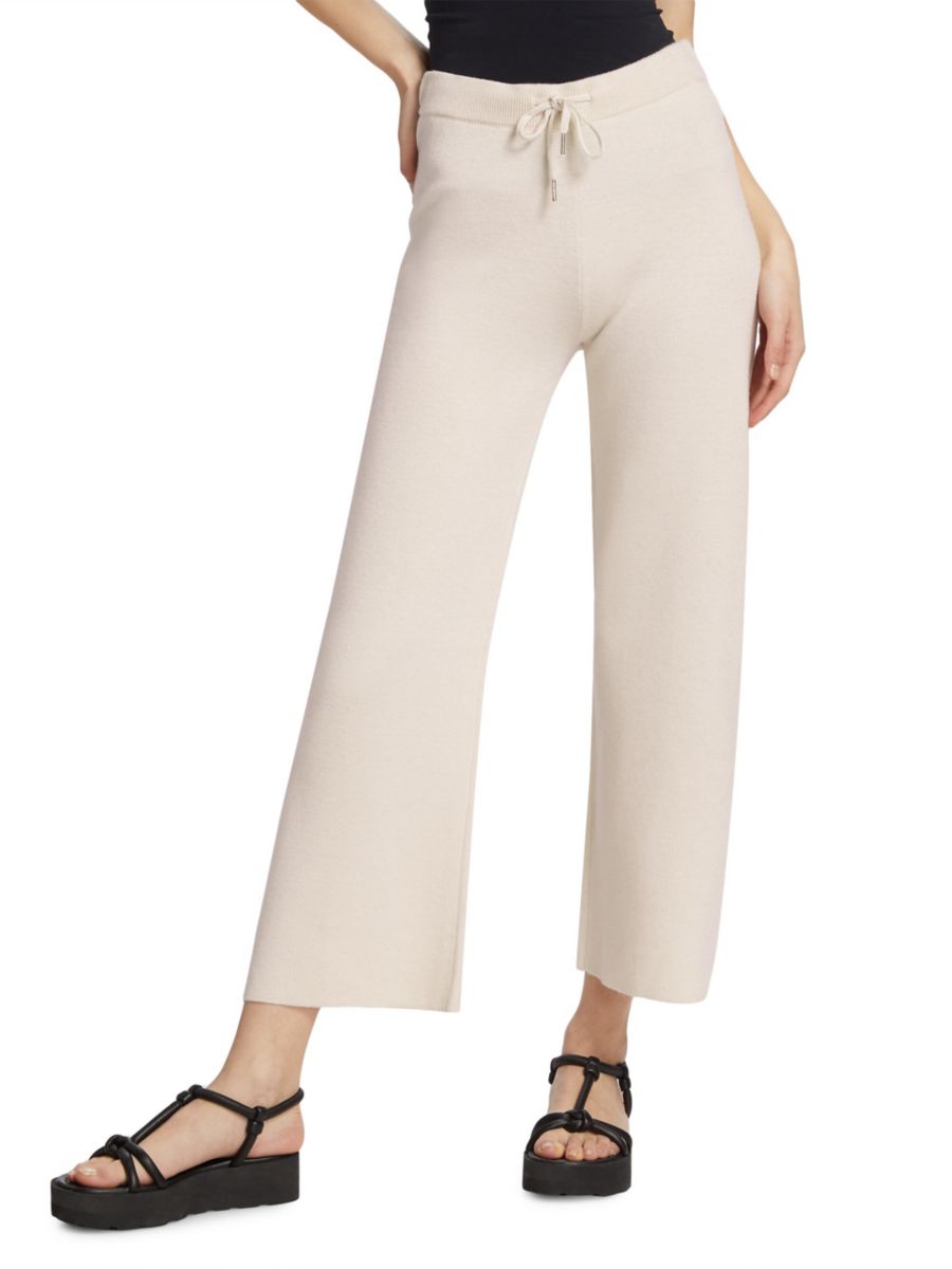 

Укороченные брюки двойной вязки Stellae Dux, цвет Linen