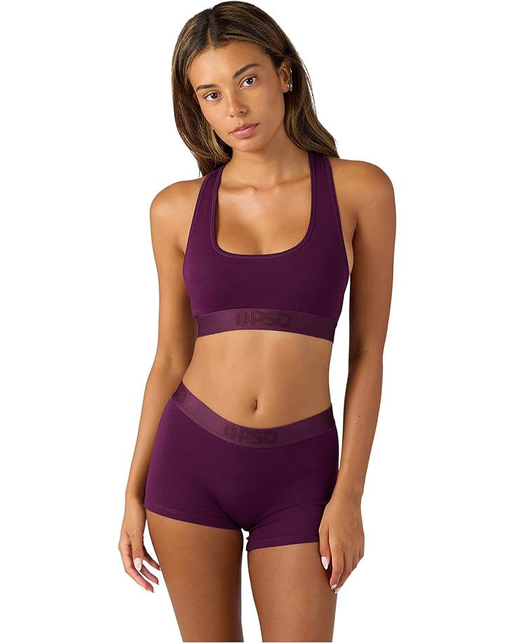 

Женский спортивный бюстгальтер PSD Plum Modal Solid, Multi