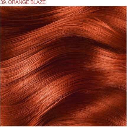 Сияющая полуперманентная краска для волос 39 Orange Blaze 118 мл Adore — фото 2
