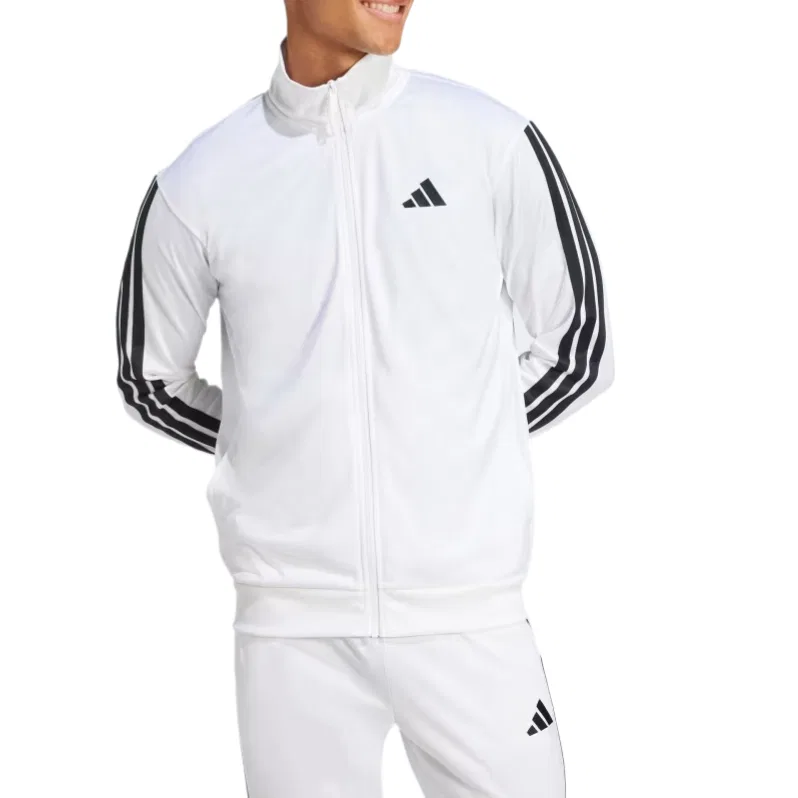 Куртка трикотажная Adidas белая — фото 4